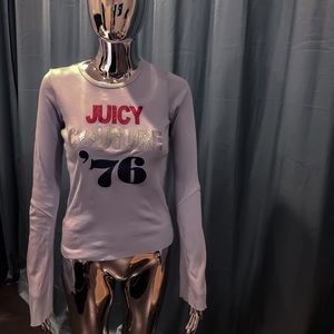 Light Blue Long Sleeve Glitter T-shirt